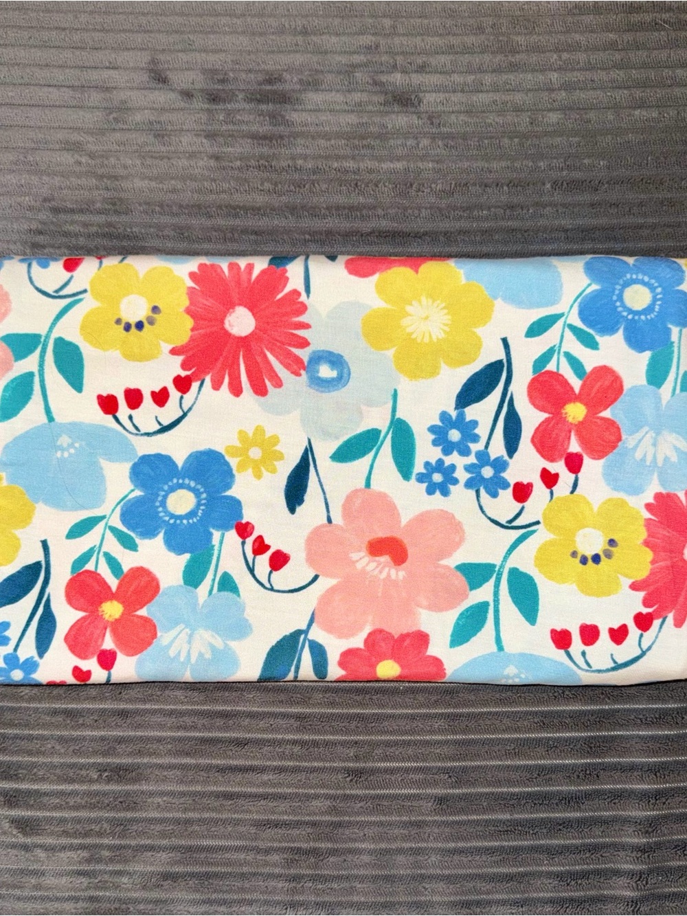 Little Sleepies Midsummer Meadow Swaddle Blanket, bamboo floral